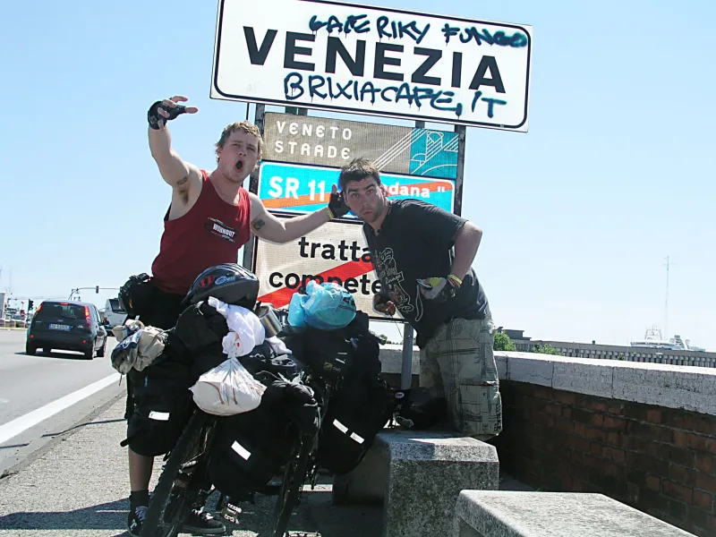 Na kole z Brna do Benátek 2008